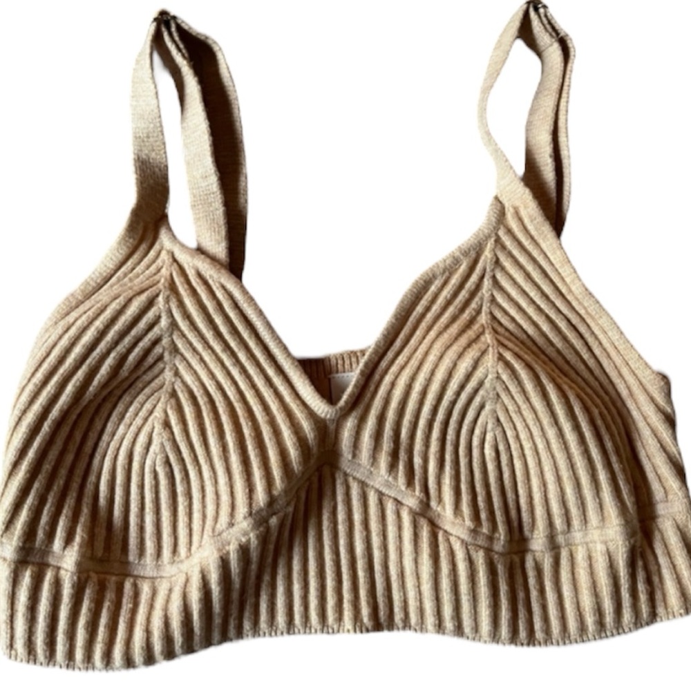 Wild fable tan bralette tank top